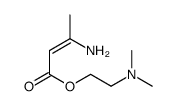 2-(dimethylamino)ethyl 3-aminobut-2-enoate Structure