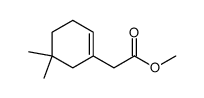 (5,5-dimethyl-cyclohex-1-enyl)-acetic acid methyl ester结构式