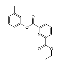 2-O-ethyl 6-O-(3-methylphenyl) pyridine-2,6-dicarboxylate Structure