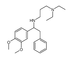 N-[1-(3,4-dimethoxyphenyl)-2-phenylethyl]-N',N'-diethylpropane-1,3-diamine Structure