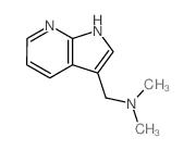 3-二甲氨基甲基-7-氮杂吲哚结构式