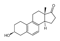 3β-羟基雌二醇-5,7,9-三烯-17-酮结构式