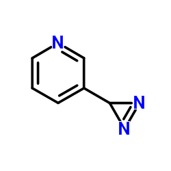 3-(3H-Diazirin-3-yl)pyridine结构式