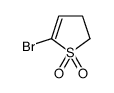 5-bromo-2,3-dihydrothiophene 1,1-dioxide结构式
