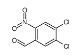 4,5-二氯-2-硝基苯甲醛结构式
