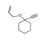 1-ethynyl-1-prop-2-enoxycyclohexane Structure