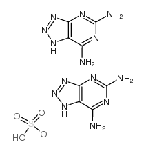 8-AZA-2,6-DIAMINOPURINE SULFATE结构式