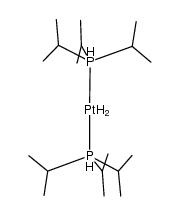 trans-H2Pt(P(i-Pr)3)2 Structure