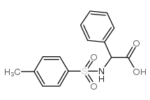 2-{[(4-Methylphenyl)sulfonyl]amino}-2-phenylacetic acid Structure