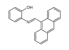 2-(anthracen-9-ylmethylideneamino)phenol Structure