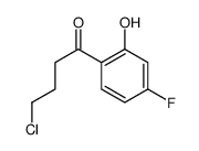 4-chloro-1-(4-fluoro-2-hydroxyphenyl)butan-1-one Structure