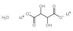 酒石酸锂单水合物结构式