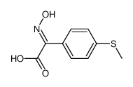 [(E)-Hydroxyimino]-(4-methylsulfanyl-phenyl)-acetic acid结构式