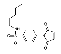 4-(2,5-dioxopyrrol-1-yl)-N-pentylbenzenesulfonamide Structure