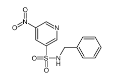 N-benzyl-5-nitropyridine-3-sulfonamide结构式