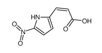 3-(5-nitro-1H-pyrrol-2-yl)prop-2-enoic acid Structure