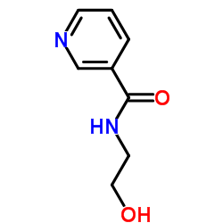 N-(2-Hydroxyethyl)Nitotinamide Structure