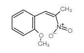 (E)-1-甲氧基-2-(2-硝基-1-丙烯基)苯结构式