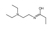 N-[2-(diethylamino)ethyl]propanamide结构式