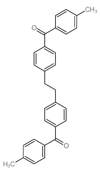 Benzophenone,4,4''-ethylenebis[4'-methyl- (8CI)结构式