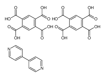 benzene-1,2,4,5-tetracarboxylic acid,4-pyridin-4-ylpyridine结构式