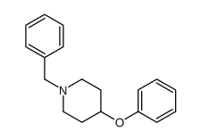 N-苄基-4-苯氧基哌啶结构式