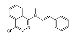 N-[(E)-benzylideneamino]-4-chloro-N-methylphthalazin-1-amine Structure