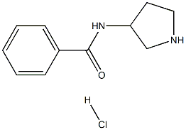 N-(Pyrrolidin-3-yl)benzamide hydrochloride Structure