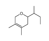 2-butan-2-yl-4,5-dimethyl-3,6-dihydro-2H-pyran Structure