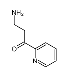 1-Propanone,3-amino-1-(2-pyridinyl)-(9CI) Structure