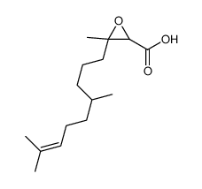 3-(4,8-dimethylnon-7-enyl)-3-methyloxirane-2-carboxylic acid Structure