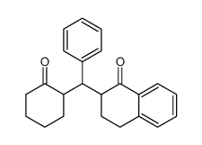 2-[(2-oxocyclohexyl)-phenylmethyl]-3,4-dihydro-2H-naphthalen-1-one结构式