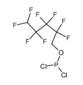 1H,1H,5H-octafluoropentyl phosphoro dichloridite Structure