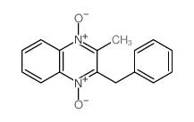 2-benzyl-3-methyl-4-oxido-quinoxaline 1-oxide结构式