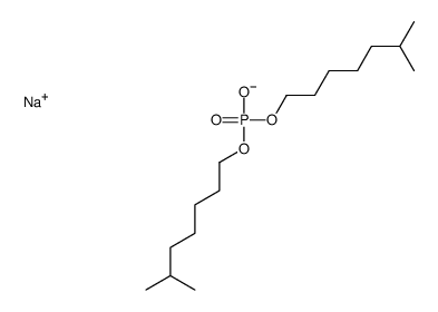 磷酸二异辛酯钠盐结构式