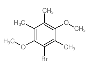 1-bromo-2,5-dimethoxy-3,4,6-trimethyl-benzene结构式