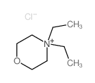 4,4-diethyl-1-oxa-4-azoniacyclohexane Structure