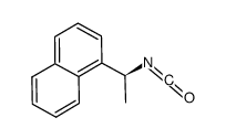 异氰酸(S)-(+)-1-(1-萘基)乙酯结构式