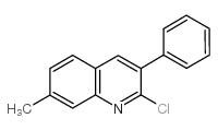 2-chloro-7-methyl-3-phenylquinoline Structure