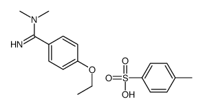 (4-ethoxybenzenecarboximidoyl)-dimethylazanium,4-methylbenzenesulfonate Structure