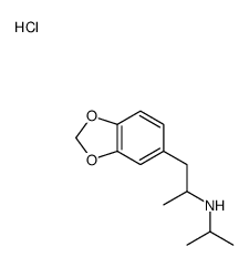 1-benzo[1,3]dioxol-5-yl-N-propan-2-yl-propan-2-amine hydrochloride结构式