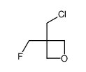 3-(氯甲基)-3-(氟甲基)氧杂环丁烷结构式