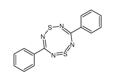 1,5-Dithia-2,4,6,8-tetrazocine, 3,7-diphenyl-结构式