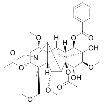 3-乙酰乌头碱结构式