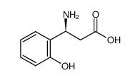 (S)-3-AMINO-3-(2-HYDROXYPHENYL)PROPANOIC ACID Structure