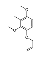 1,3-dimethoxy-2-methyl-4-prop-2-enoxybenzene结构式