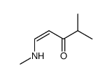 (Z)-2-methyl-5-methylaminopent-4-ene-3-oney结构式