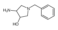 4-Amino-1-benzyl-3-pyrrolidinol Structure