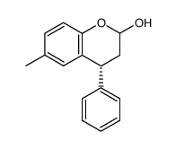 (R)-6-methyl-4-phenylchroman-2-ol结构式
