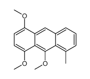 1,4,10-trimethoxy-5-methylanthracene Structure